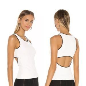 NEW Rag & Bone Nora Cutout Knit Tank Top